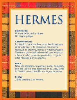 significado de hermes nombre|Nombre Hermes, origen y significado.